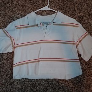 Vintage cropped polo